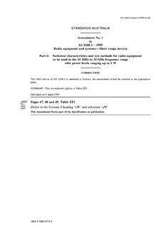 AS 4268.2-1995 AMDT 1 AS 4268.2-1995 AMDT 1