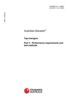 AS 60214.1-2005 AS 60214.1-2005