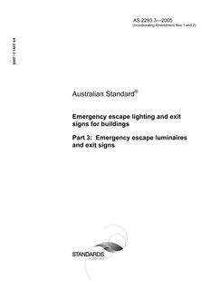 AS 2293.3-2005 AS 2293.3-2005