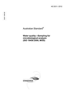 AS 2031-2012 AS 2031-2012