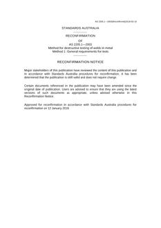 AS 2205.1-2003 AS 2205.1-2003