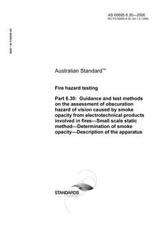 AS 60695.6.30-2006 AS 60695.6.30-2006