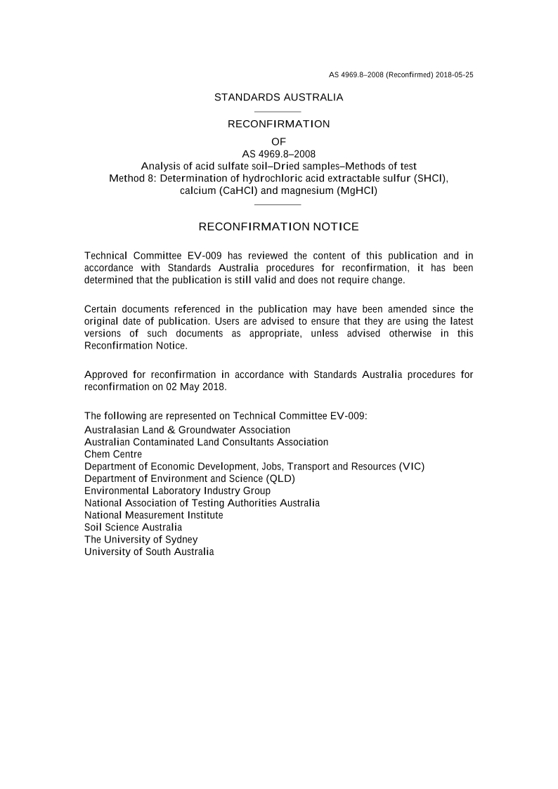 AS 4969.8-2008 AS 4969.8-2008