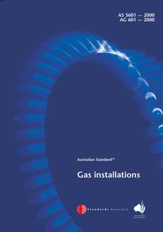 AS 5601-2000 (AG 601) AS 5601-2000 (AG 601)