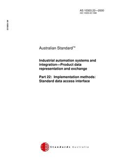 AS 10303.22-2000 AS 10303.22-2000