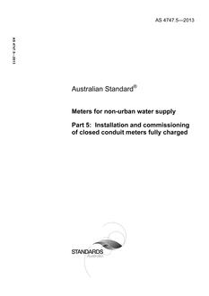 AS 4747.5-2013 AS 4747.5-2013