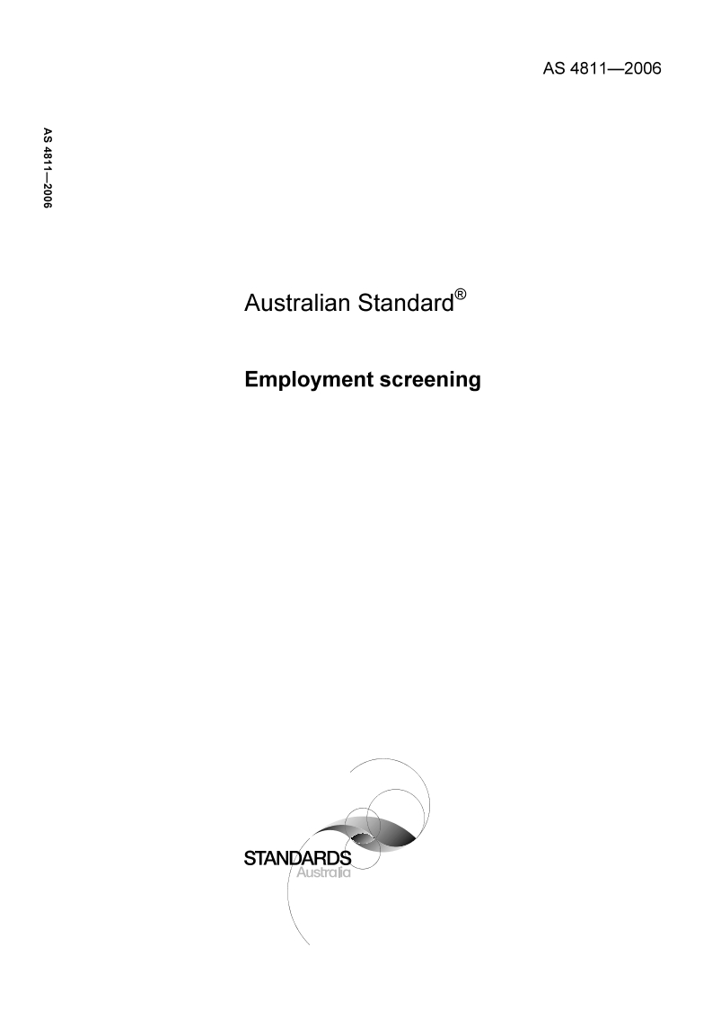 AS 4811-2006 AS 4811-2006