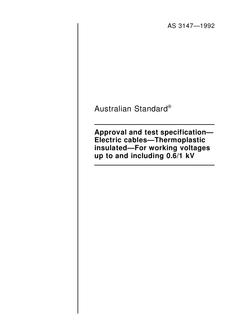 AS 3147-1992 AS 3147-1992