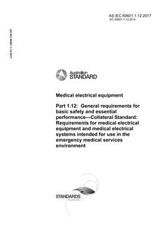 AS IEC 60601.1.12:2017 AS IEC 60601.1.12:2017