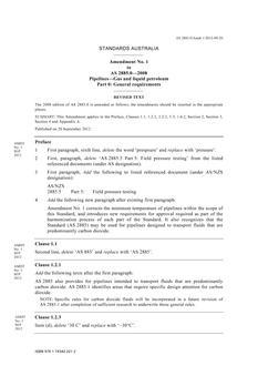 AS 2885.0-2008 AMDT 1 AS 2885.0-2008 AMDT 1