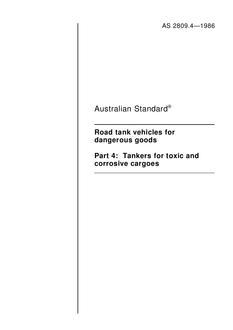 AS 2809.4-1986 AS 2809.4-1986