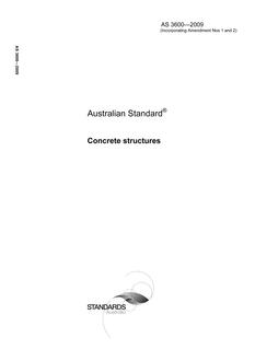 AS 3600-2009 AS 3600-2009