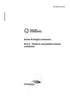 AS 4615.2:2015 AS 4615.2:2015