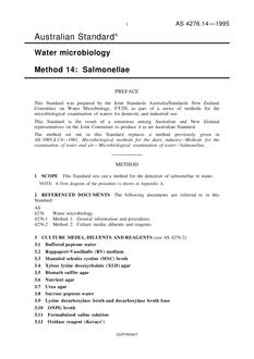 AS 4276.14-1995 AS 4276.14-1995