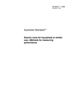 AS 60311-1999 AS 60311-1999