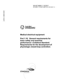 AS IEC 60601.1.10:2017 AS IEC 60601.1.10:2017