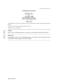 AS 4758.1-2008 AMDT 1 AS 4758.1-2008 AMDT 1