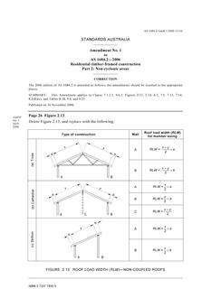 AS 1684.2-2006 AMDT 1 AS 1684.2-2006 AMDT 1