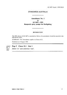 AS 1687-1991 AMDT 1