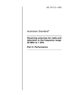 AS 1417.2-1991 AS 1417.2-1991