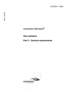 AS 2030.1-2009 AS 2030.1-2009