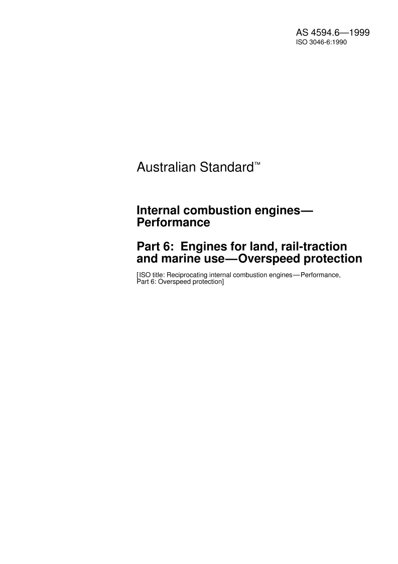 AS 4594.6-1999 AS 4594.6-1999