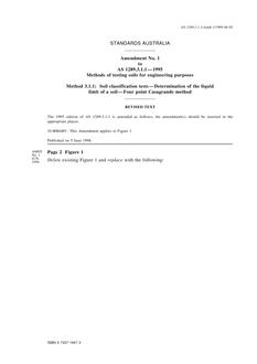 AS 1289.3.1.1-1995 AMDT 1 AS 1289.3.1.1-1995 AMDT 1