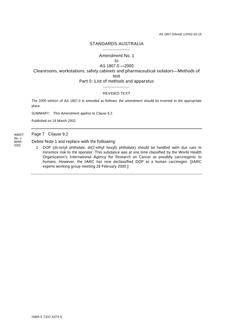 AS 1807.0-2000 AMDT 1