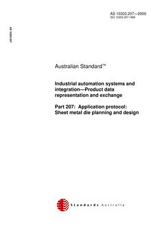 AS 10303.207-2000 AS 10303.207-2000