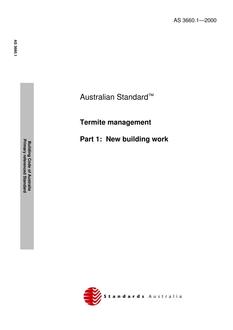 AS 3660.1-2000 AS 3660.1-2000