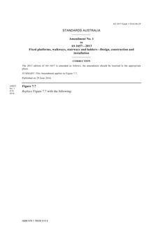 AS 1657-2013 Amd 1:2016 AS 1657-2013 Amd 1:2016