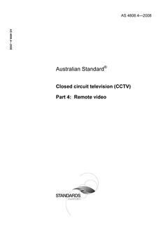 AS 4806.4-2008 AS 4806.4-2008