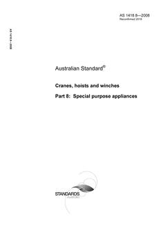 AS 1418.8-2008 AS 1418.8-2008