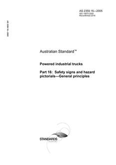 AS 2359.16-2005 AS 2359.16-2005