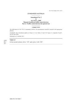 AS 1742.2-2009 AMDT 2