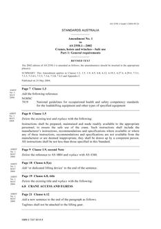 AS 2550.1-2002 AMDT 1 AS 2550.1-2002 AMDT 1