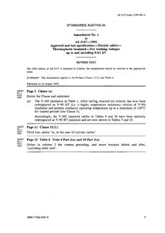 AS 3147-1992 AMDT 1 AS 3147-1992 AMDT 1