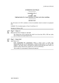 AS 4004-1992 AMDT 1