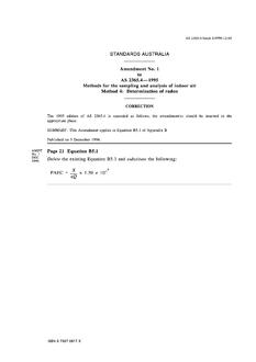 AS 2365.4-1995 AMDT 1 AS 2365.4-1995 AMDT 1