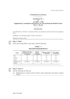 AS 3582.1-1998 AMDT 1 AS 3582.1-1998 AMDT 1