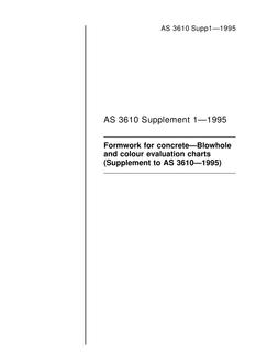 AS 3610 SUPP 1-1995 AS 3610 SUPP 1-1995