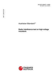 AS IEC 60437-2005 AS IEC 60437-2005