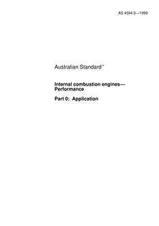 AS 4594.0-1999 AS 4594.0-1999