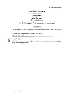 AS 2374.7-1997 AMDT 1 AS 2374.7-1997 AMDT 1