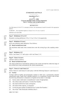 AS 4177.1-2004 AMDT 1 AS 4177.1-2004 AMDT 1