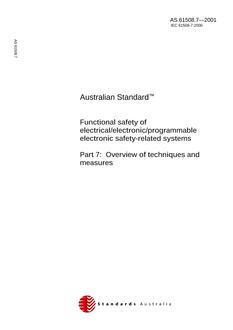 AS 61508.7-2001 AS 61508.7-2001