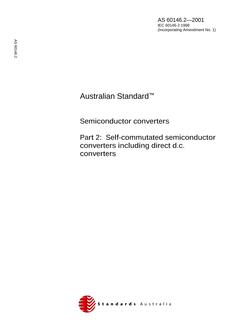 AS 60146.2-2001 AS 60146.2-2001