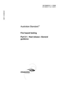 AS 60695.8.1-2006 AS 60695.8.1-2006