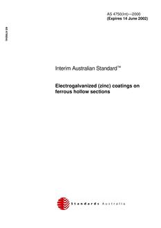 AS 4750(INT)-2000 AS 4750(INT)-2000