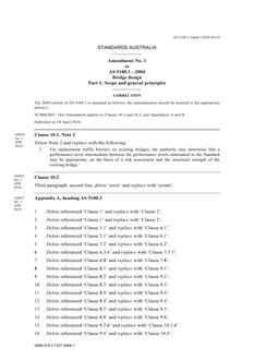 AS 5100.1-2004 AMDT 1 AS 5100.1-2004 AMDT 1